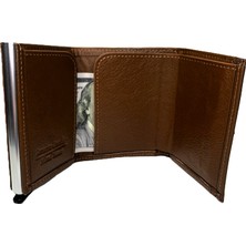 Self Leather Hakiki Deri Mekanizmalı Cüzdan