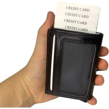 Self Leather Rfid Korumalı Mekanizmalı Cüzdan