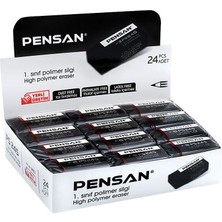 Yerli Üretim Siyah Silgi PS24S 1. Sınıf Polimer