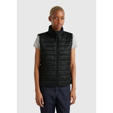 Benetton Kadın Siyah Yelek 2TWDDJ00V-25Y-001
