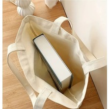 Daunt Books Tasarım Kalın Kanvas, Rips Bez Çanta, Omuz Çantası, Bookshop Kalın Tote Bag
