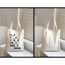 Tasarım Kalın Kanvas, Rips Tote Bag Bez Çanta, Pinterest Çanta, Kitap Çantası, Y2k Çanta