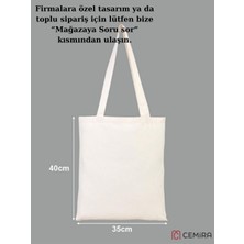 Pi Sayısı, Pi Günü, Pi Tasarım Bez Çanta, Hediyelik Omuz Çantası, Tote Bag