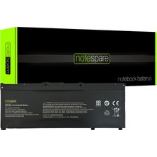 Notespare Hp ile Uyumlu Pavilion Gaming 17-CD0014NT (7JZ63EA) Notebook Batarya Pil