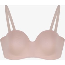 Koza İç Giyim Kadın Dolgusuz Mikro Straplez Sütyen