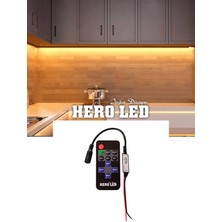 HL-1908 144W 12 Amper Uzaktan Kumandalı Şerit LED Dimmer LED Işık Kontrolü