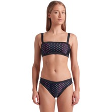 Rainbow Monogram Kadın Siyah Yüzücü Bikini 007078515