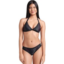 Rainbow Monogram Kadın Siyah Yüzücü Bikini 007079515