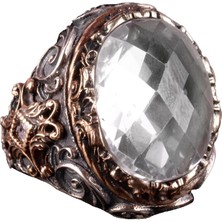 Sultan Yüzük, Yapay Taş Erkek Yüzüğü, 925 Ayar Gümüş Yüzük Erkekler Için