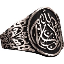 925 Ayar Gümüş Erkek Yüzük, Islami Yüzük