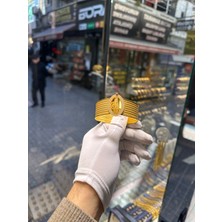 14 Ayar Altın Tuğralı Kelepçe Bilezik