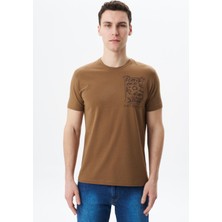 Ar-ma Erkek Regular Fit Baskılı Süprem Bisiklet Yaka Tişört Y29344453602