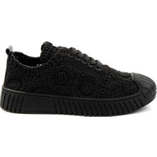 Bambi Siyah Leather Kadın Sneaker K01331175016