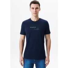 Ar-ma Erkek Regular Fit Baskılı Süprem Bisiklet Yaka Tişört Y29344453702