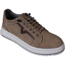 Yaz Kış Ayakkabı Yazkış Erkek Siyah Cilt Vizon Süet  Deri Kalın Taban Casual Ayakkabı