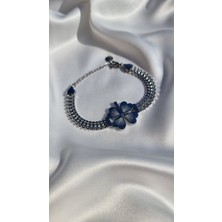 Yonca Bileklik Gümüş Rengi