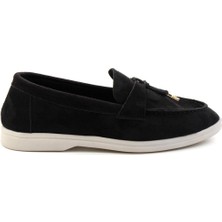Bambi Siyah  Kadın Loafer Ayakkabı K01140004672