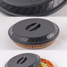 Gri Renk Plastik Yuvarlak Borcam Kapağı