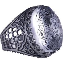 Doğal Kristal Taş Yüzük, 26,75 Karat, Gümüş Yüzük