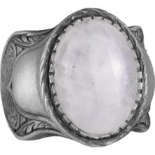 Doğal Taş Yüzük, 925 Ayar Gümüş Yüzük, (Aytü)