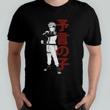 Pixxa Naruto Anime Manga Unisex %100 Pamuklu Bisiklet Yaka T-Shirt Model 14