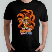 Pixxa Naruto Anime Manga Unisex %100 Pamuklu Bisiklet Yaka T-Shirt Model 7
