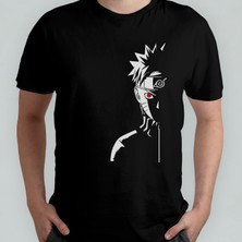 Pixxa Naruto Anime Manga Unisex %100 Pamuklu Bisiklet Yaka T-Shirt Model 16