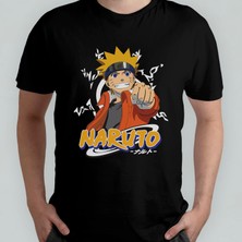 Pixxa Naruto Anime Manga Unisex %100 Pamuklu Bisiklet Yaka T-Shirt Model 3
