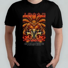 Pixxa Naruto Anime Manga Unisex %100 Pamuklu Bisiklet Yaka T-Shirt Model 12