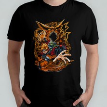 Pixxa Naruto Anime Manga Unisex %100 Pamuklu Bisiklet Yaka T-Shirt Model 8