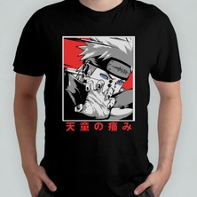Pixxa Naruto Anime Manga Unisex %100 Pamuklu Bisiklet Yaka T-Shirt Model 18