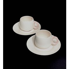 Pink Design Kitchen 2'li Kahve Fincan Takımı