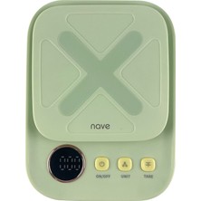 Nave K8082 Dijital Mutfak Tartısı – Şarjlı, 0,05g Hassasiyet, 5kg Kapasite, Lcd Ekranlı Hassas Terazi