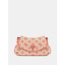 Guess Kadın Kahverengi Beyza Flap Omuz Çantası