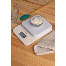 Nave K5088 Dijital Mutfak Tartısı Pilli – 0.1g Hassasiyetli, 6kg, Çoklu Birimli Hassas Terazi