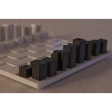 Modelerman Design Modern Minimalist Satranç THN4694774