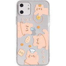 Aksesuar Xiaomi Mi Max 3 Çoklu Kedi Desenli Şeffaf Kılıf