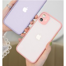 Aksesuar Redmi Note 9 Kenarları Renkli Kamera ve Lens Korumalı Kılıf