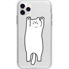 Aksesuar Xiaomi Mi 4 Sevimli Kedi Desenli Şeffaf Kılıf