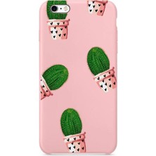 Aksesuar Samsung Galaxy J6 Kaktüs Desenli Silikon Kılıf