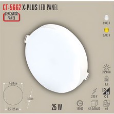 Cata CT-5662 25W Xplus Panel LED Armatür / Beyaz