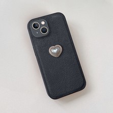Apple iPhone 15 Uyumlu Kılıf Zebana Velvix Silikon Kılıf Siyah