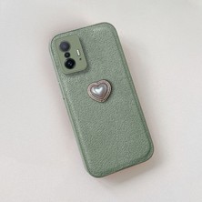 Xiaomi Mi 11T Pro Uyumlu Kılıf Zebana Velvix Silikon Kılıf Yeşil