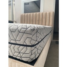 Aron Fermuarlı Yatak Kılıfı, Yatak Pedi&şiltesi, % 100 Cotton,yıkanabilir, Gri Renk