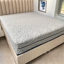 Aron Fermuarlı Yatak Kılıfı, Yatak Pedi&şiltesi, % 100 Cotton,yıkanabilir, Gri Renk
