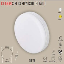 Cata Ct 5664 Sıva Üstü X-Plus LED Panel