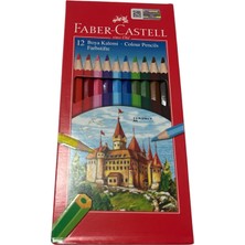 Faber Castel Kuru Boya 12 Renk Tamboy