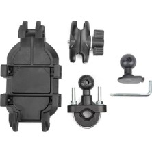 Gm3 Gidona Bağlanan Motosiklet Telefon Tutucu Bisiklet /Elektrikli Scooter Uyumlu 360° Yatay Dikey Kullanım