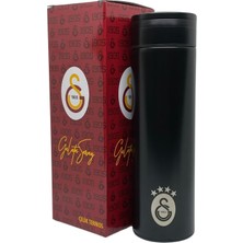 500ML Lisanslı Çift Katlı Paslanmaz Çelik Termos 8 Saat Sıcak Soğuk Hediye Kutulu Siyah