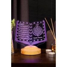 Store Anneye Hediye, Anneler Günü Hediyesi, Canım Annem Hediyesi Kuran-I Kerim 3D LED Lamba, Dini Hediye